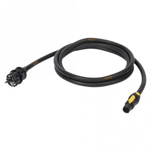 Schuko til Powercon True1 Adaptor 2m