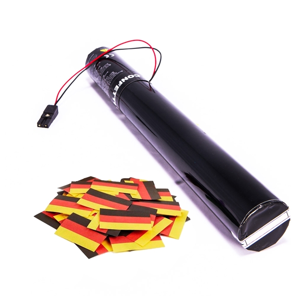 40cm El Konfettirør BIO Flag DE