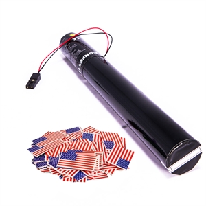 40cm El Konfettirør BIO Flag US