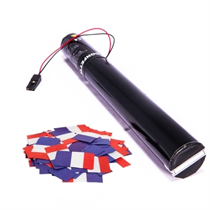 40cm El Konfettirør BIO Flag FR