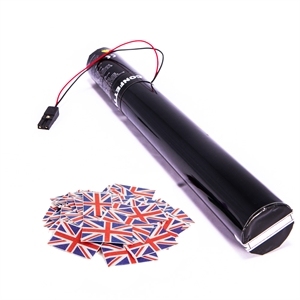 40cm El Konfettirør BIO Flag UK