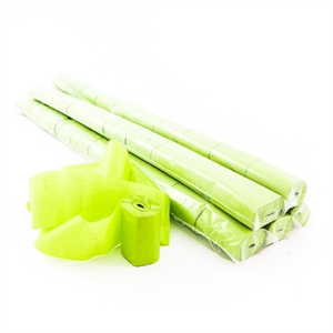 Papir Streamers Lysegrøn 20m