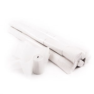 Papir Streamers Hvid 20m