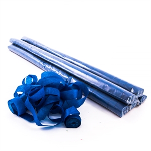 Papir Streamers Mørkeblå 10m