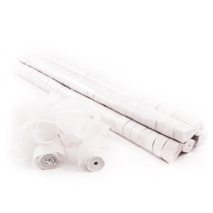 Papir Streamers Hvid 10m